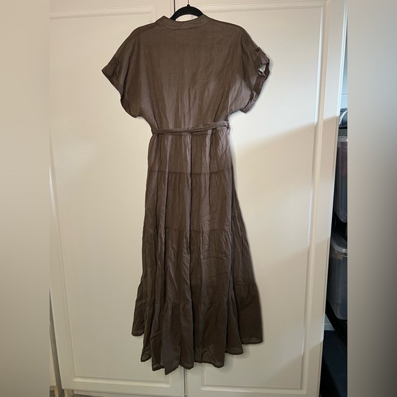 Babette Tiered Tie Waist Midi Dress XS/S - Picture 11 of 12